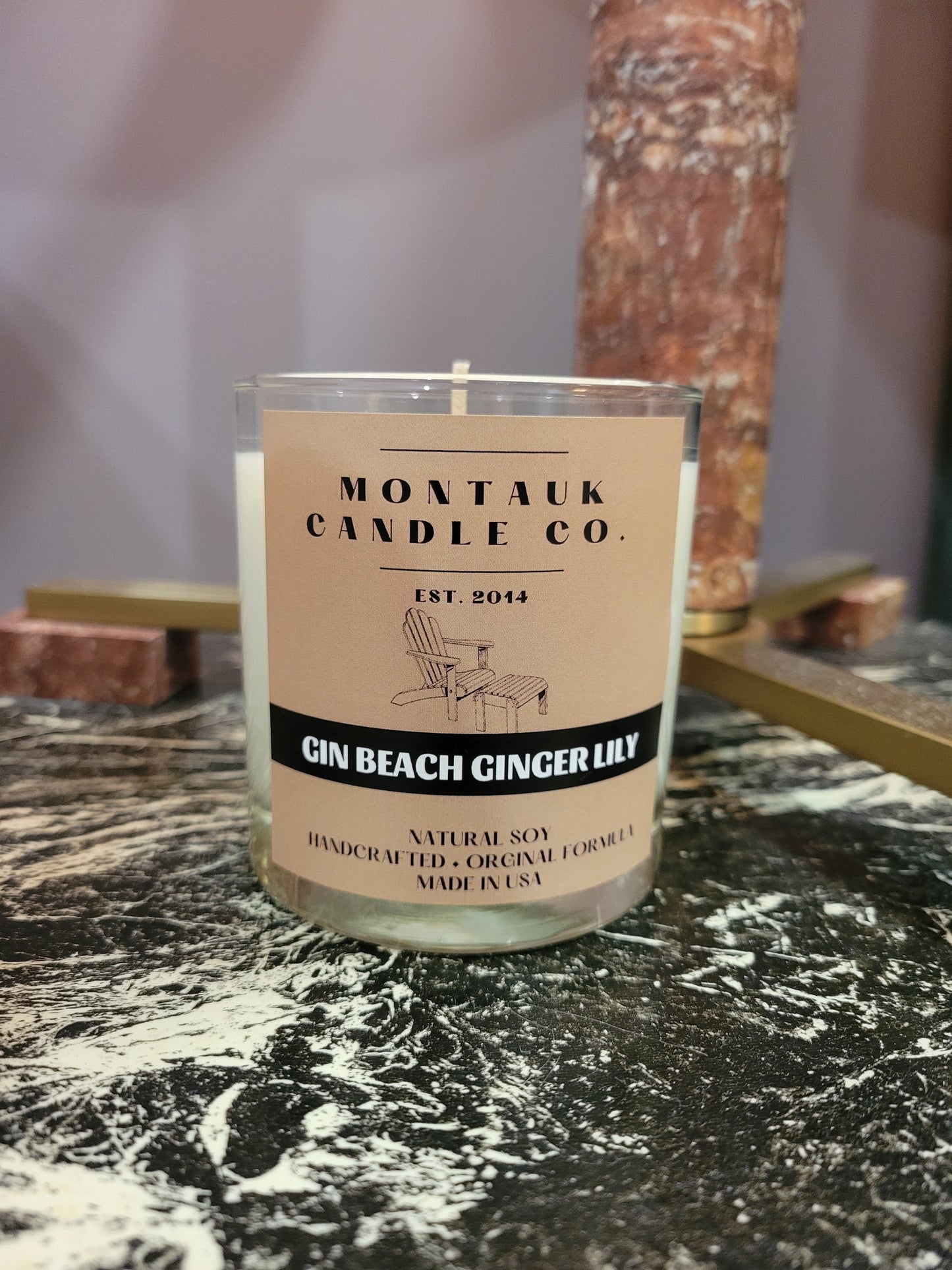 Gin Beach Ginger Lily Soy Wax Candle