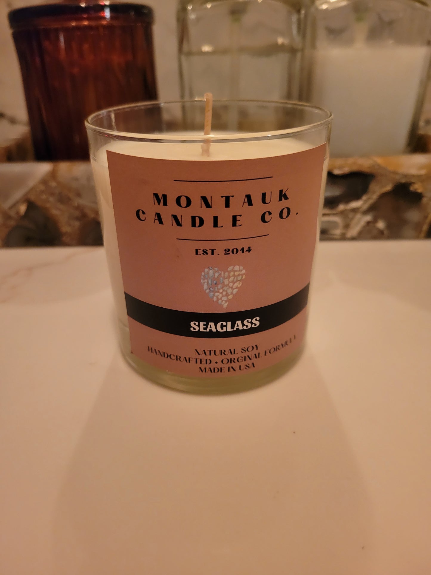 SeaGlass Soy Wax Candle